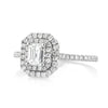 1.16ct Emerald Cut Diamond Engagement Ring