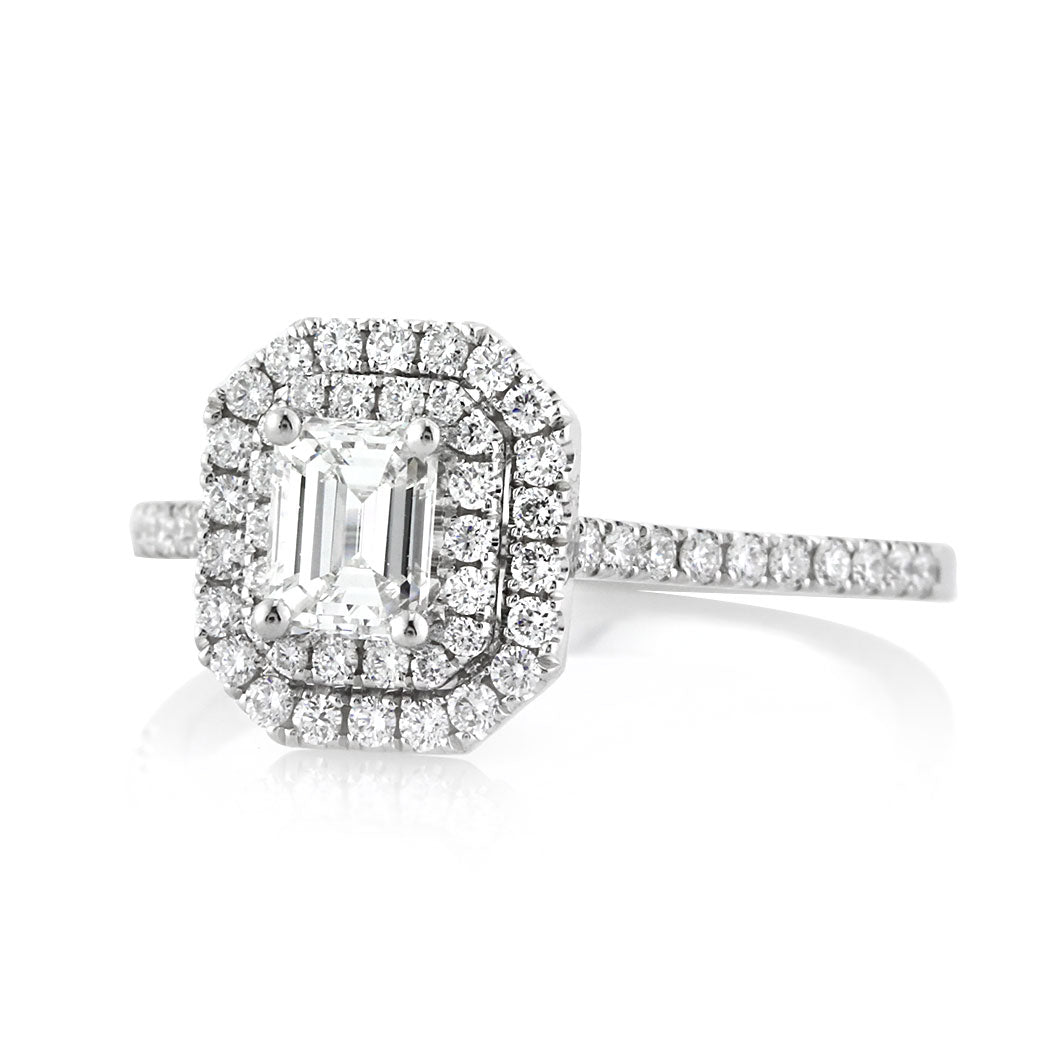 1.16ct Emerald Cut Diamond Engagement Ring