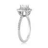 1.16ct Emerald Cut Diamond Engagement Ring