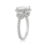 4.02ct Radiant Cut Diamond Engagement Ring