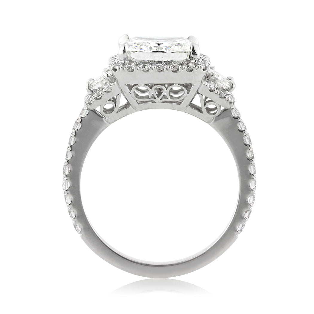 4.02ct Radiant Cut Diamond Engagement Ring