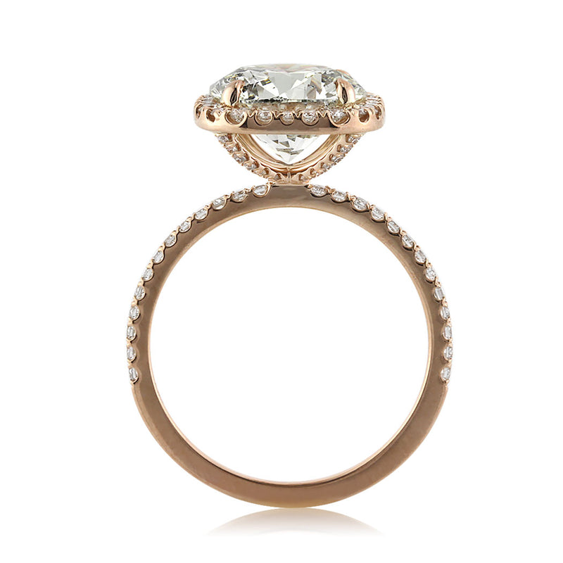 3.67ct Round Brilliant Cut Diamond Engagement Ring