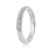 0.40ct Round Brilliant Cut Diamond Wedding Band in Platinum