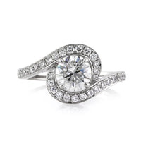 1.63ct Round Brilliant Cut Diamond Engagement Ring