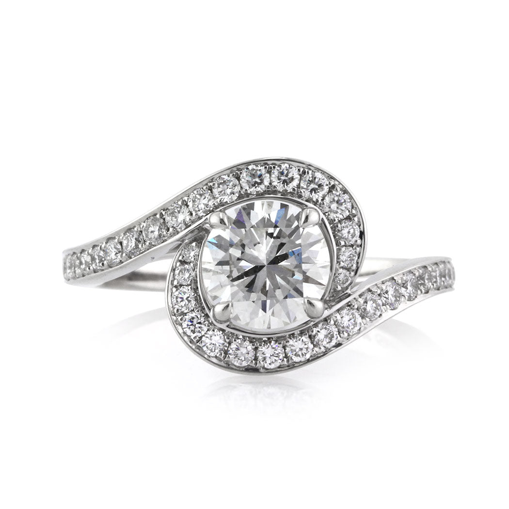 1.63ct Round Brilliant Cut Diamond Engagement Ring