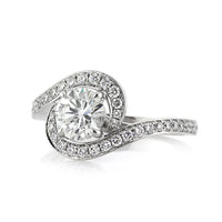 1.63ct Round Brilliant Cut Diamond Engagement Ring