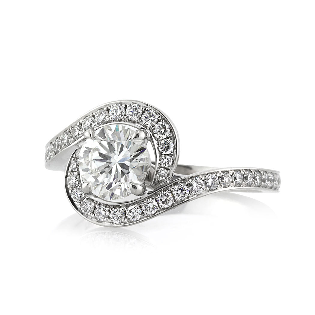 1.63ct Round Brilliant Cut Diamond Engagement Ring