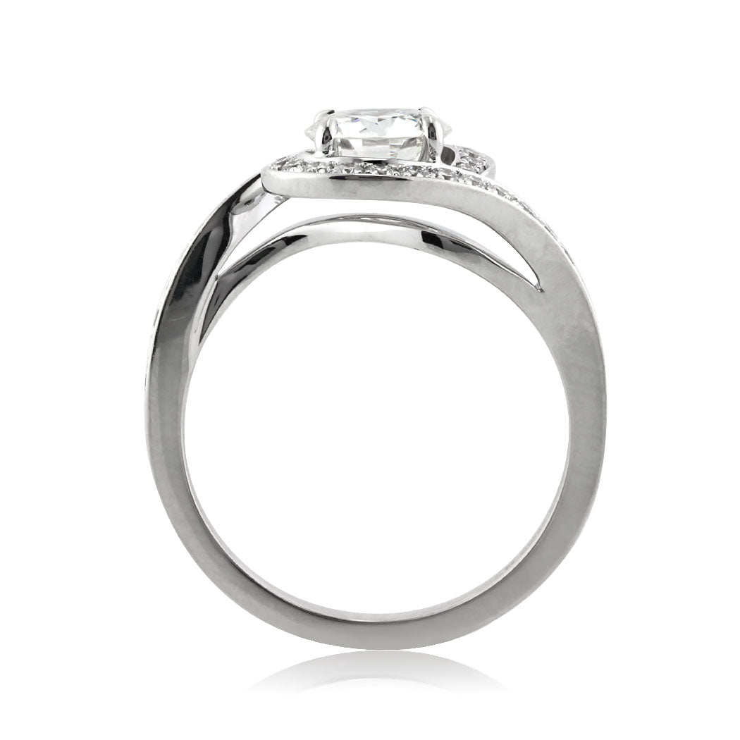 1.63ct Round Brilliant Cut Diamond Engagement Ring