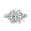 5.42ct Radiant Cut Diamond Engagement Ring