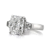 5.42ct Radiant Cut Diamond Engagement Ring