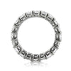 6.20ct Emerald Cut Diamond Eternity Band in Platinum