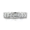 6.20ct Radiant Cut Diamond Eternity Band in 18k White Gold