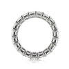 6.20ct Radiant Cut Diamond Eternity Band in 18k White Gold