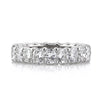 6.20ct Radiant Cut Diamond Eternity Band in Platinum