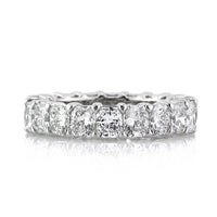 6.20ct Radiant Cut Diamond Eternity Band in Platinum