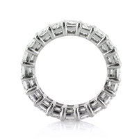 6.20ct Radiant Cut Diamond Eternity Band in Platinum