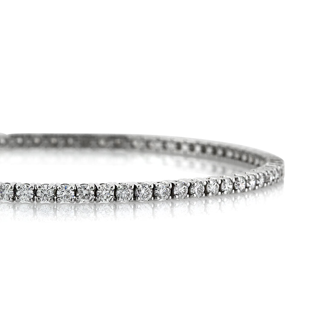 3.25ct Round Brilliant Cut Diamond Tennis Bracelet