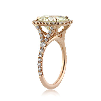 6.46ct Round Brilliant Cut Diamond Engagement Ring