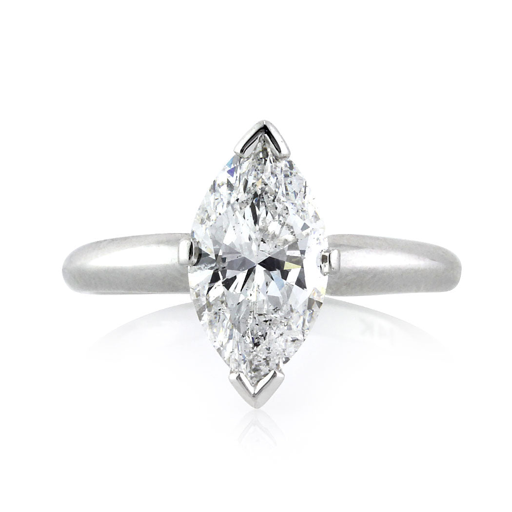 2.02ct Marquise Cut Diamond Solitaire Engagement Ring