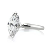 2.02ct Marquise Cut Diamond Solitaire Engagement Ring