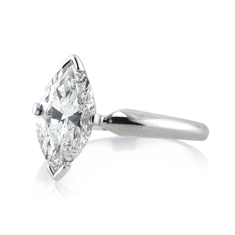2.02ct Marquise Cut Diamond Solitaire Engagement Ring