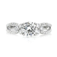 1.62ct Round Brilliant Cut Diamond Engagement Ring