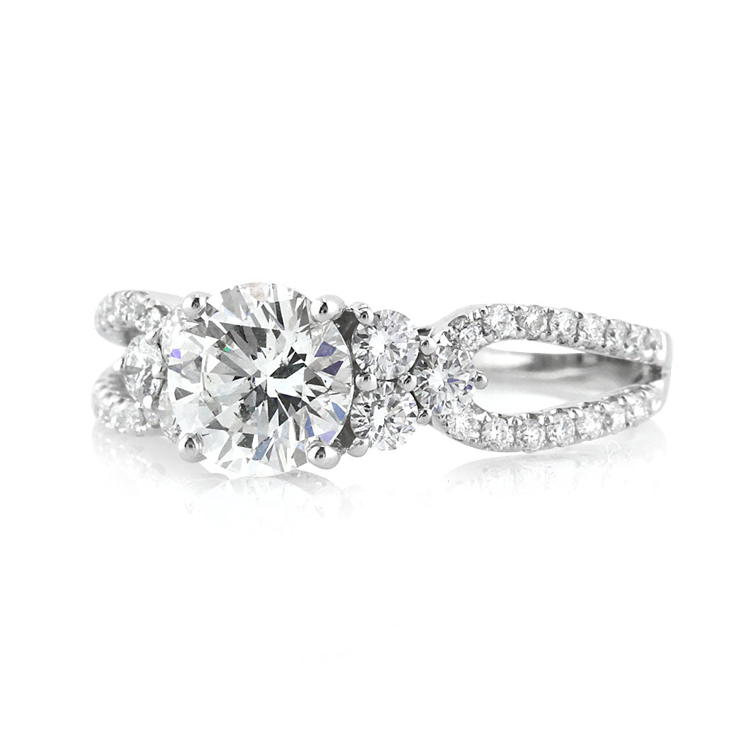 1.62ct Round Brilliant Cut Diamond Engagement Ring