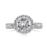 2.31ct Old European Cut Diamond Engagement Ring
