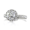 2.31ct Old European Cut Diamond Engagement Ring