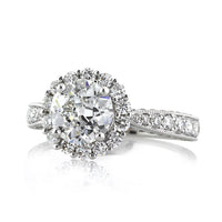 2.31ct Old European Cut Diamond Engagement Ring