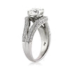 3.12ct Round Brilliant Cut Diamond Engagement Ring in Palladium
