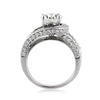 3.12ct Round Brilliant Cut Diamond Engagement Ring in Palladium