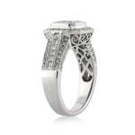 1.80ct Emerald Cut Diamond Engagement Ring