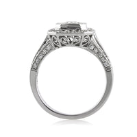 1.80ct Emerald Cut Diamond Engagement Ring