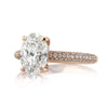 3.36ct Oval Cut Diamond Engagement Ring