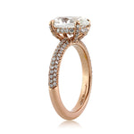 3.36ct Oval Cut Diamond Engagement Ring