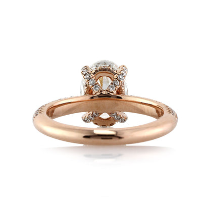 3.36ct Oval Cut Diamond Engagement Ring
