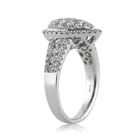 1.59ct Round Brilliant Cut Diamond Pear Shaped Right-Hand Ring