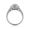 1.59ct Round Brilliant Cut Diamond Pear Shaped Right-Hand Ring