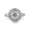 2.57ct Old European Cut Diamond Engagement Ring