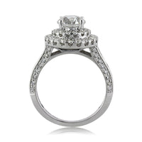 2.57ct Old European Cut Diamond Engagement Ring
