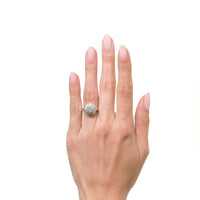 2.57ct Old European Cut Diamond Engagement Ring