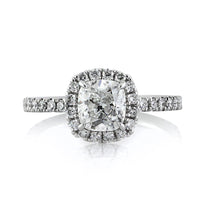 1.56ct Cushion Cut Diamond Engagement Ring