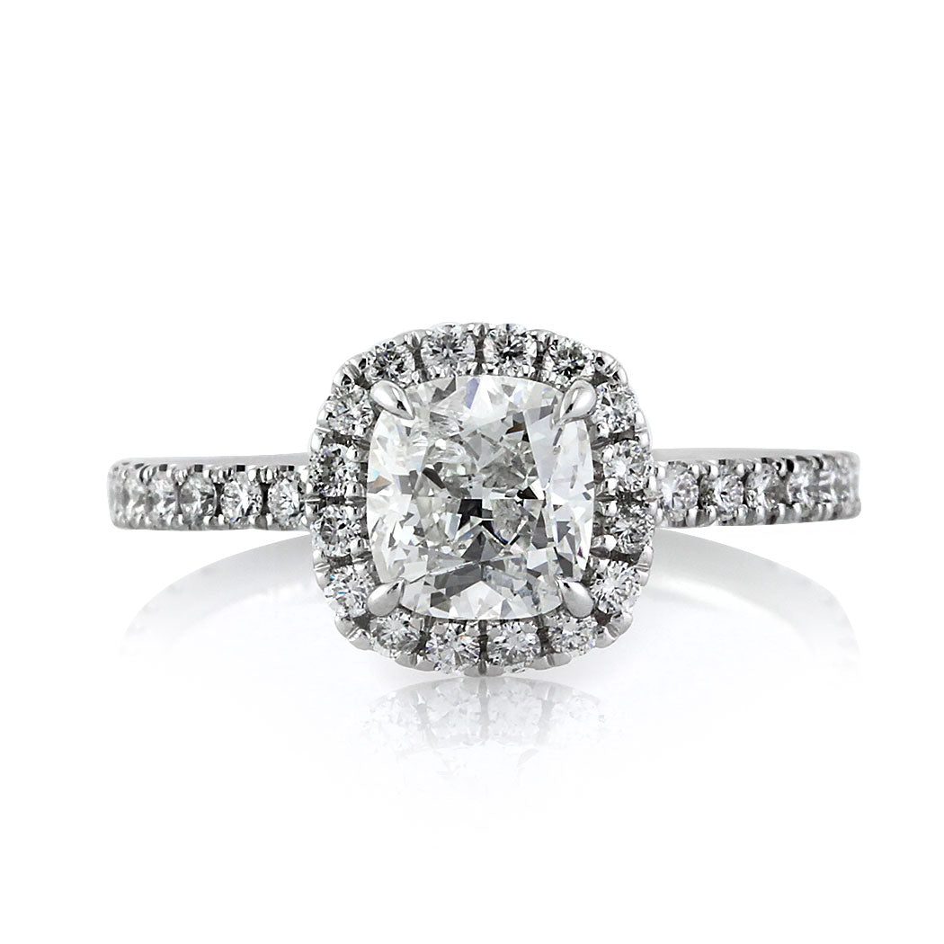 1.56ct Cushion Cut Diamond Engagement Ring
