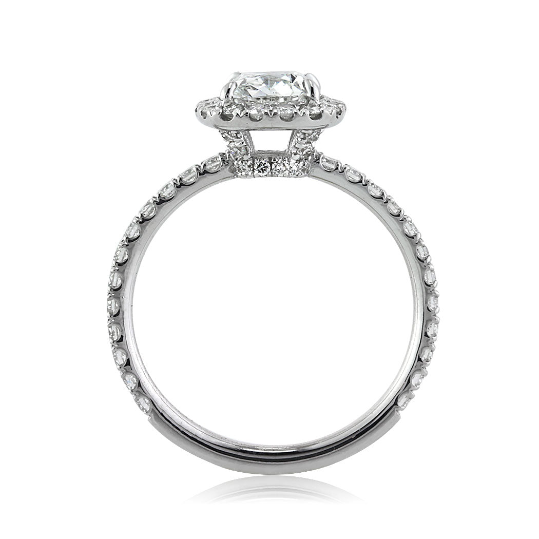 1.56ct Cushion Cut Diamond Engagement Ring