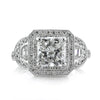 3.23ct Radiant Cut Diamond Engagement Ring
