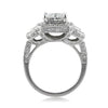 3.23ct Radiant Cut Diamond Engagement Ring