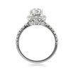 1.92ct Old Mine Cut Diamond Engagement Ring