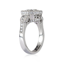 4.02ct Old European Cut Diamond Engagement Ring
