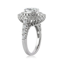 3.56ct Oval Cut Diamond Engagement Ring